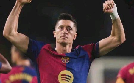«برشلونة» يكشف تفاصيل إصابة «ليفاندوفسكي» ومدة غيابه