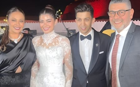 ليلى زاهر وهشام جمال يحتفلان بزفافهما في ليلة تمتزج فيها الفرحة بالدموع