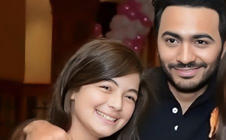 كان نفسي اكون معاكم.. تامر حسني يوجه رسالة تهنئة  لـ ليلى  زاهر وهشام جمال بمناسبة زفافهما ويوضح سبب غيابه