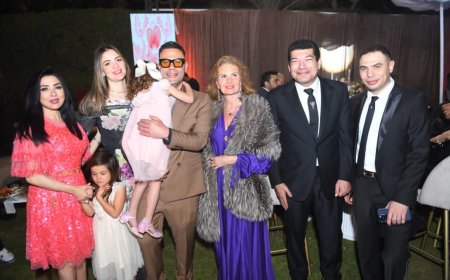 شقيق الزعيم يحتفل بزفاف نجلته الثانية نور ابنة المنتج عصام إمام