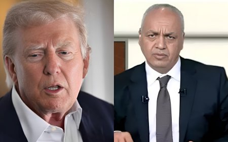 مصطفى بكري يهاجم ترامب بسبب الرسوم المجانية لعبور السفن الأمريكية لقناة السويس