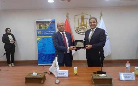 جامعة بورسعيد توقع بروتوكول تعاون مع البورصة المصرية لتعزيز الثقافة المالية بين طلابها