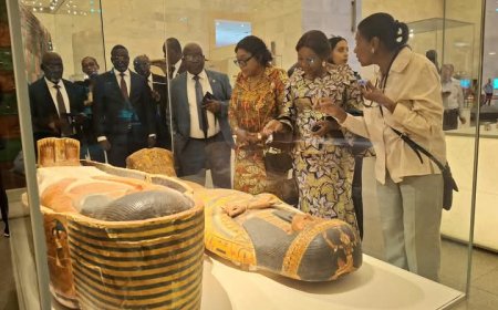 وفود دولية رفيعة تزور المتحف القومي للحضارة وتُشيد بعراقة مصر وحضارتها