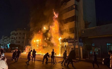 انفجار أسطوانة غاز يشعل حريقًا مروعًا في مطعم بميدان سفير.. والمعاينة تكشف مفاجآت