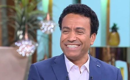 سامح حسين وأسرته في ضيافة منى الشاذلي ببرنامج معكم