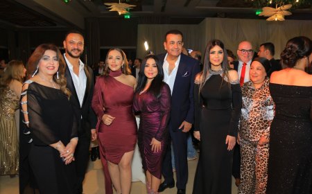 نجوم الفن والإعلام يشاركون في زفاف آدم العربي وهيا كتكت بحضور فيفي عبده وخالد زكي وسوزان نجم الدين