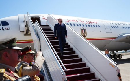 الرئيس السيسي يصل بغداد للمشاركة في القمة العربية الـ34.. وفلسطين تتصدر جدول الأعمال