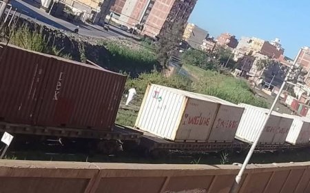 خروج 7 عربات من قطار بضائع في شربين دون إصابات.. وسرعة الاستجابة تعيد الحركة لطبيعتها