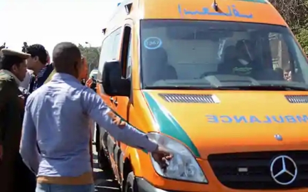 إصابة 7 أشخاص آثر حادث تصادم بطريق جمصة الدولي بالدقهلية