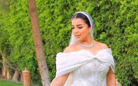 نهى صالح تحتفل بزفافها.. وتعتلي صدارة التريند بعد نشر صور زفافها