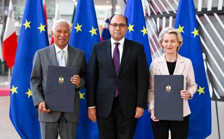 سفير مصر لدى الاتحاد الأوروبي يقدم أوراق اعتماده لرئيس المجلس الأوروبي ورئيسة المفوضية الأوروبية