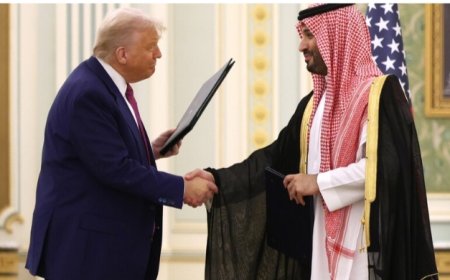 منشور أمريكي يوثق زيارة ترامب للسعودية ويشعل مواقع التواصل: شراكة تمتد لـ80 عامًا