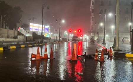 أمطار رعدية تضرب الإسكندرية .. واستعدادات مكثفة للتعامل مع الطقس السيئ