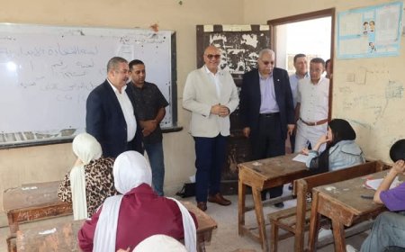 انطلاق امتحانات الإعدادية بالقليوبية وسط متابعة ميدانية من المحافظ