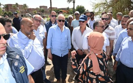 وزير الري ومحافظ أسيوط يتفقدان مشروعات تأهيل الترع وتطوير شبكات المياه