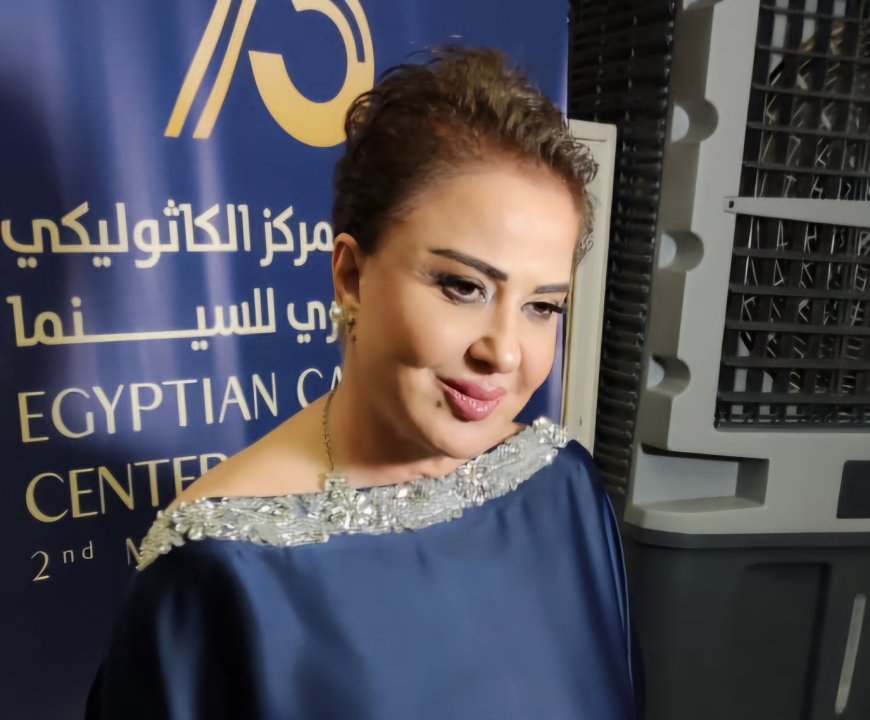 مادلين طبر تتوج بجائزة الريادة السينمائية من المركز الكاثوليكي: «أنا مصرية مصرية.. تحيا مصر»