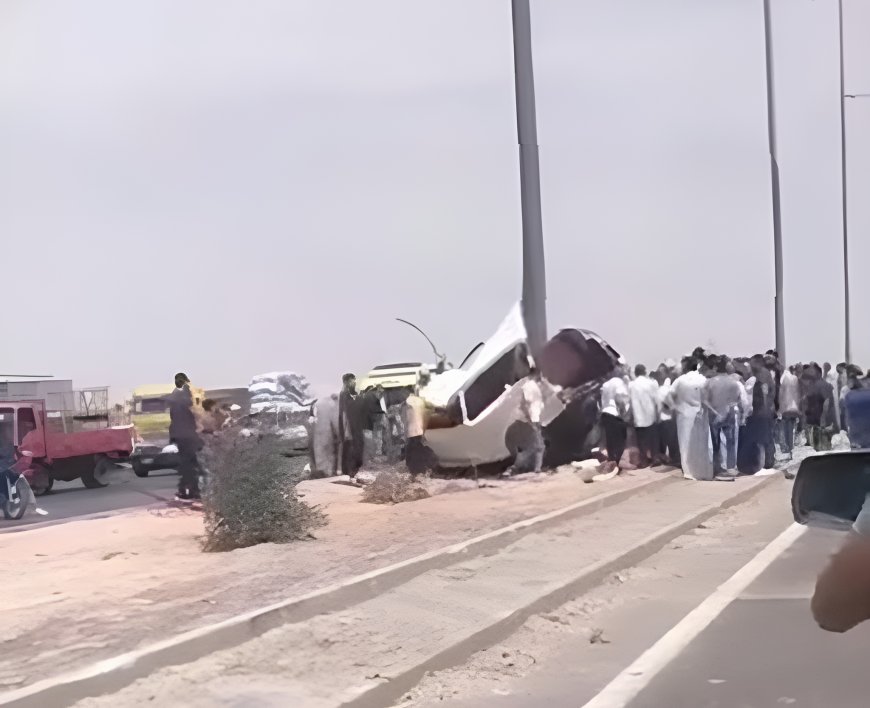 حادث مروع على طريق الفيوم بأكتوبر.. انقلاب ميكروباص يسفر عن ضحايا ومصابين