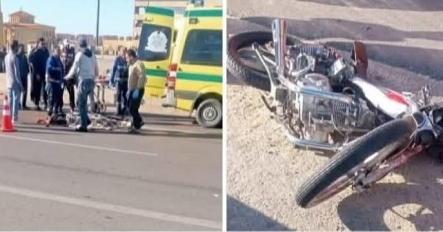 مصرع أربعيني في حادث دراجة نارية على طريق «الجنينة – منشأة عبد الرحمن» بالدقهلية