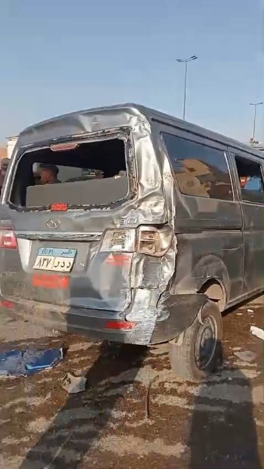 تصادم مروع على الدائري: مصرع شخص وإصابة 15 آخرين وتحطم 7 سيارات بسبب سائق نقل