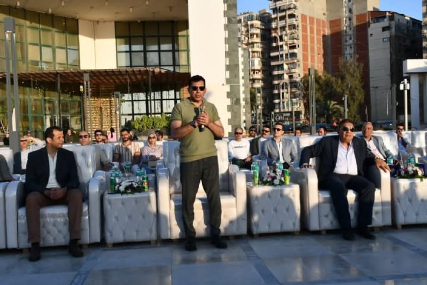 افتتاح ممشى وتراس نادي الحوار وتفقد تطوير معسكر جمصة بالدقهلية