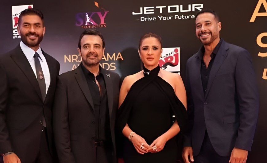 تكريم ياسمين عبد العزيز وصناع مسلسل «وتقابل حبيب» في حفل جوائز كأس إنرجي للدراما