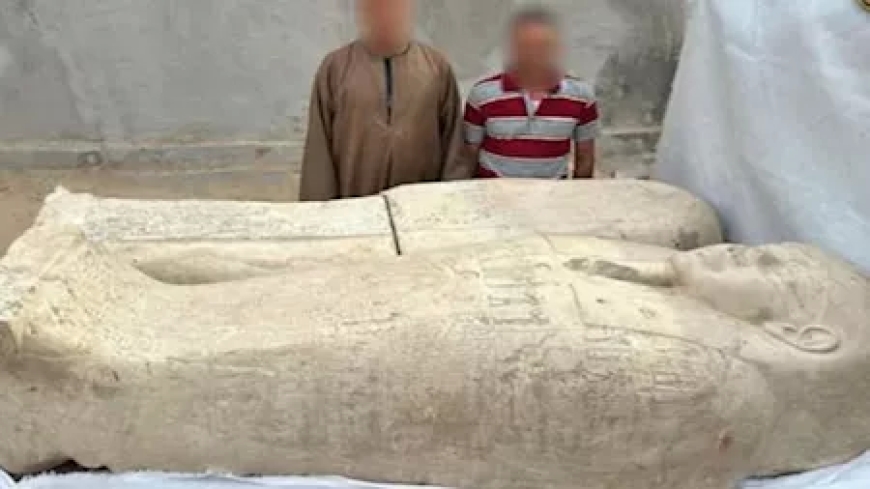 ضبط تابوت أثري من المرمر في سوهاج قبل تهريبه خارج البلاد