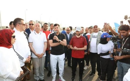 ماراثون دراجات بالعاصمة الإدارية بمشاركة 5 آلاف شاب ووزيري الأوقاف والشباب