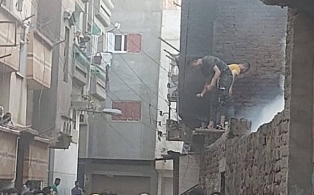 اندلاع حريق هائل في شونة خردة بقرية أبو زاهر ببلقاس