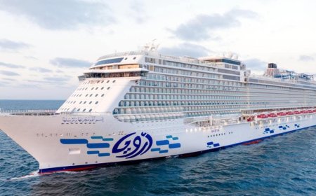 ميناء السخنة يستقبل السفينة السياحية AROYA وعلى متنها أكثر من 2300 سائح من جنسيات متعددة