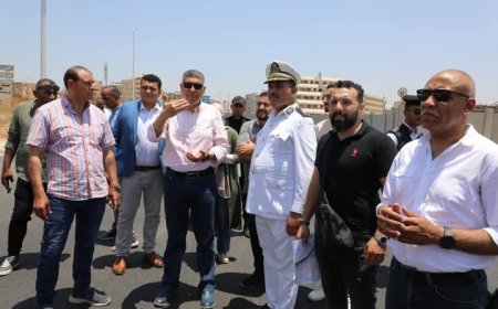 محافظ الجيزة يتفقد بوابة مصر الحضارية استعدادات نهائية للمتحف المصري الكبير