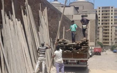 حملة مفاجئة تجهض محاولة بناء مخالف في أرض ميكار شرق شبرا الخيمة