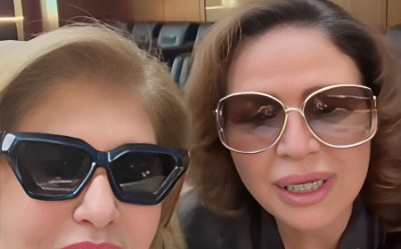 إلهام شاهين وهالة سرحان تصلان مطار البصرة استعدادًا لعودتهما إلى القاهرة