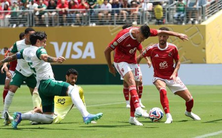 الأهلي يسقط أمام بالميراس ويكتفي بنقطة قبل مواجهة بورتو في كأس العالم للأندية