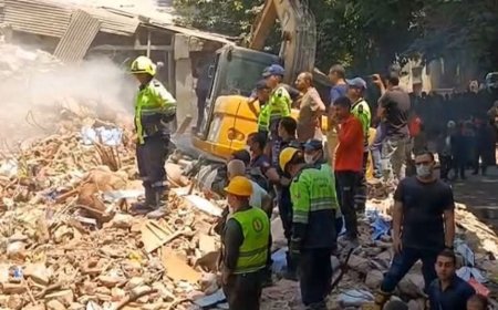 مأساة حدائق القبة.. وفاة أب وإنقاذ 13 شخصًا في انهيار عقارين سكنيين