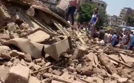 بعد كارثة حدائق القبة.. انتشال شخصين من تحت أنقاض عقار منهار في شبرا مصر