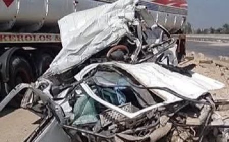 أسرة سائق حادث الطريق الإقليمي: «ابننا عريس جديد ومكانش يقصد يموّت حد»