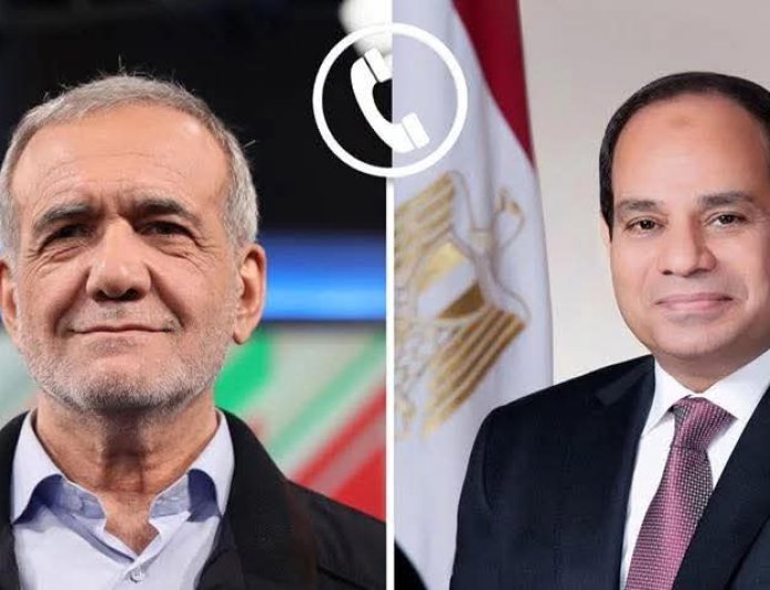 الرئيس السيسي يُجري اتصالًا بالرئيس الإيراني: نرفض التصعيد الإسرائيلي ونُطالب بوقف فوري لإطلاق النار