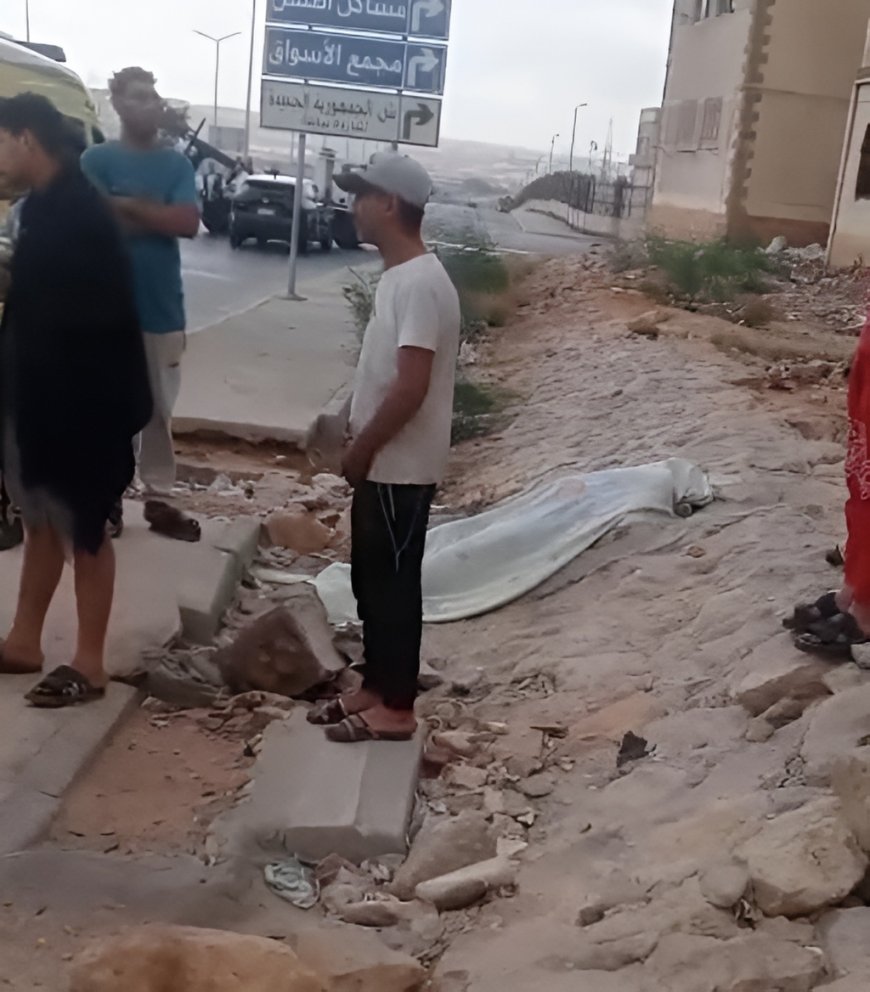 مصرع عامل دهسته سيارة تقودها سيدة على كورنيش المقطم