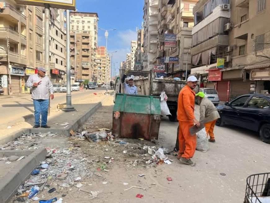 جهود مكثفة في الدقهلية.. المحافظ يتابع أعمال النظافة خلال عطلة العيد