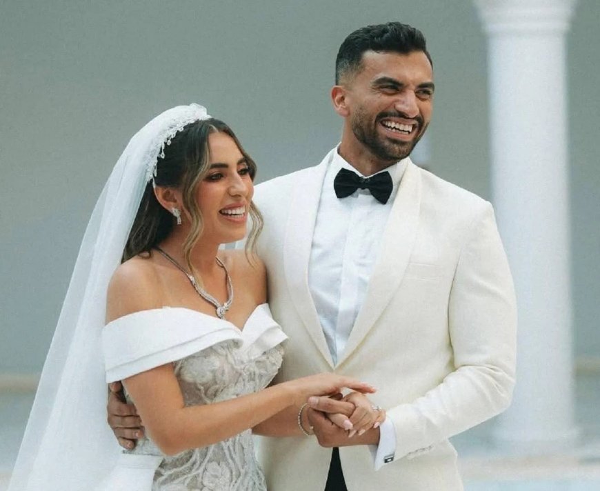 نجوم الفن والإعلام يجتمعون في حفل زفاف منة القيعي ويوسف حشيش