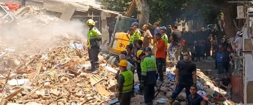 مأساة حدائق القبة.. وفاة أب وإنقاذ 13 شخصًا في انهيار عقارين سكنيين
