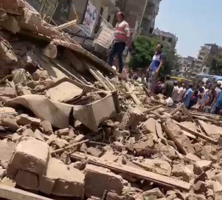 بعد كارثة حدائق القبة.. انتشال شخصين من تحت أنقاض عقار منهار في شبرا مصر