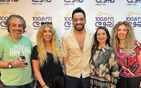 رامي جمال يحتفل بطرح ألبومه الجديد «محسبتهاش» في إذاعة نجوم إف إم