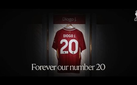 في وداع مؤثر.. "«الريدز» يخلد اسم جوتا ويمنع ارتداء قميصه في جميع الفرق