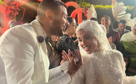 زفاف ملك هشام و علي المهني في أجواء عائلية راقية بهيلتون برج العرب