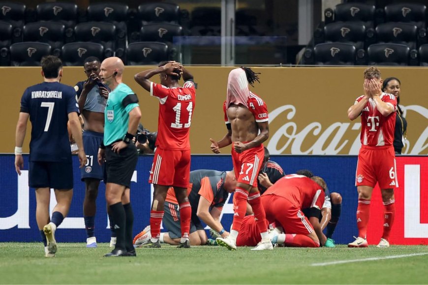 باريس يُقصي بايرن ميونيخ ويتأهل لنصف نهائي المونديال.. وموسيالا يُغادر مصابًا بكسر خطير