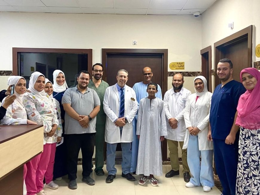 في سابقة نادرة.. إنقاذ طفل من متلازمة جلدية قاتلة داخل مستشفى حورس بالأقصر تحت مظلة «التأمين الصحي الشامل»