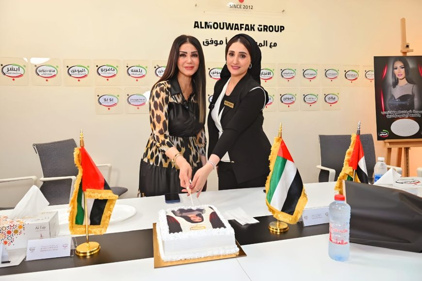 بالصور| احتفاء إماراتي بالفنانة إيناس عزالدين في ذكرى حصولها على الإقامة الذهبية