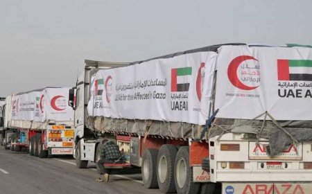 بتنسيق مصري.. مساعدات عربية وإماراتية مكثّفة تدخل غزة برًا وجوًا رغم أهوال الحرب