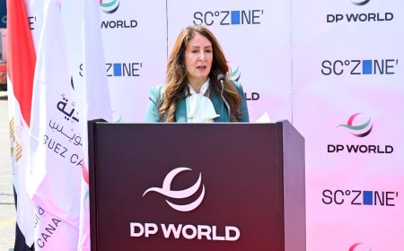 دي بي ورلد تستقبل السفيرة الأمريكية بالقاهرة ووفدًا من كبريات الشركات الأمريكية بميناء السخنة